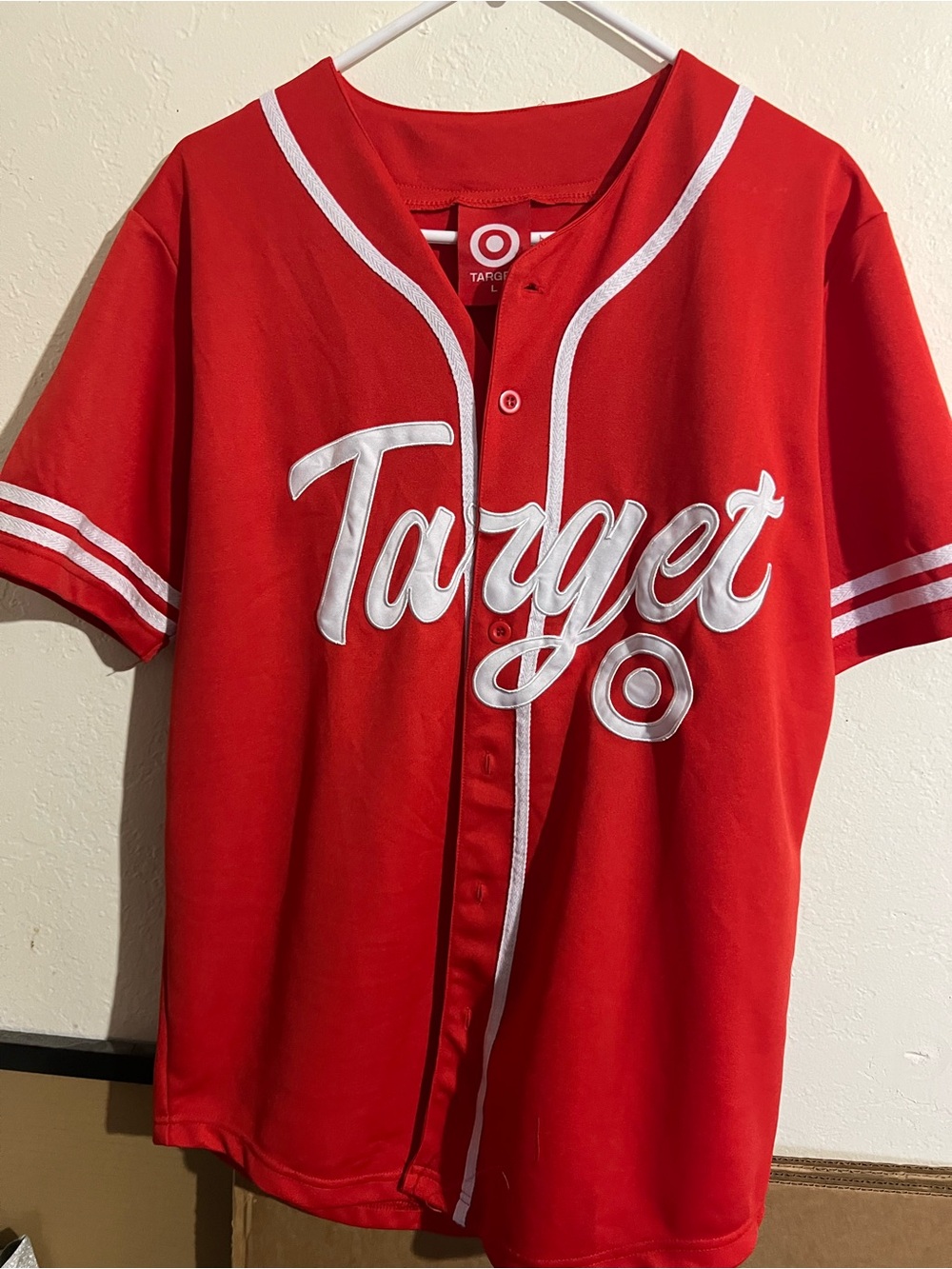 Target Red Logo Baseball Jersey